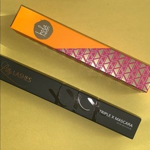Velvet liquid lipstick & Triple X mascara